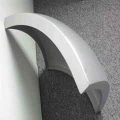 curved aluminum sheet panel