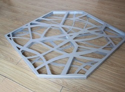 laser cut aluminum panel